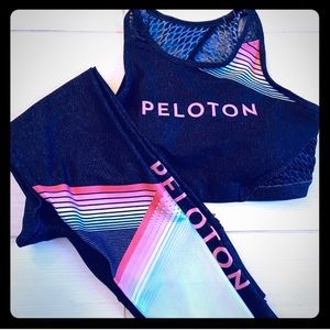 Peloton WITH RollerGirl  Retro leggings + top set